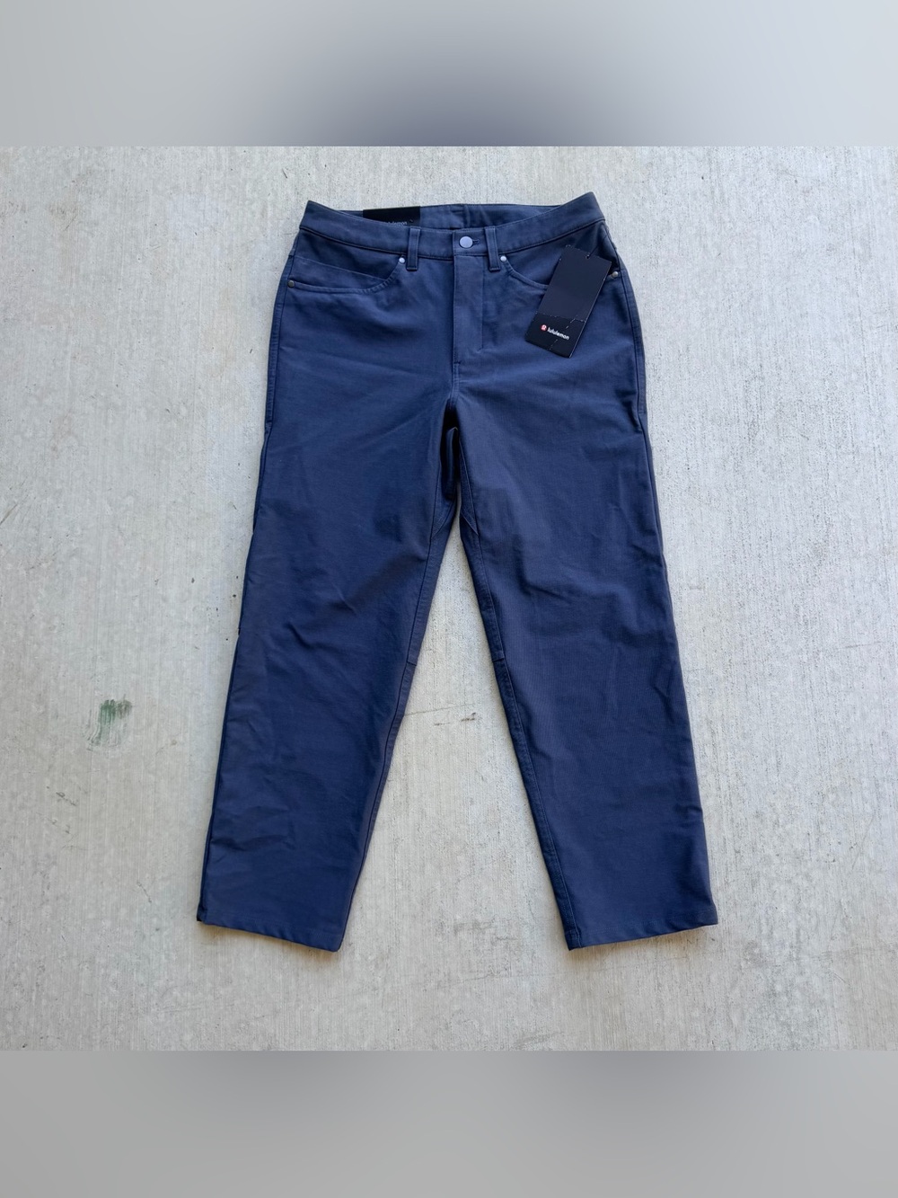 Lululemon ABC Crop Pants Relaxed New Men Size 30 Blue Stretch Golf